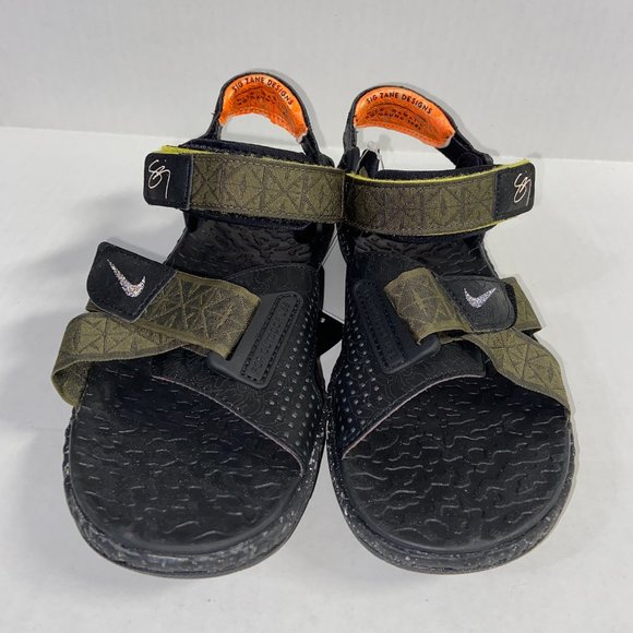 Nike ACG Air Deschutz + Men\'s Size 7 Olive Canvas/Black DH1039-300 Sandals NEW main image 6
